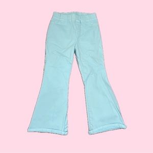 y2k light blue flared jeans (stretchy material) perfect for spring and summer